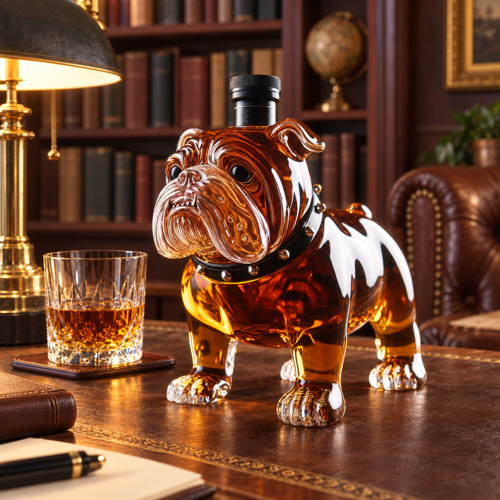 Bulldog Whisky Decanter