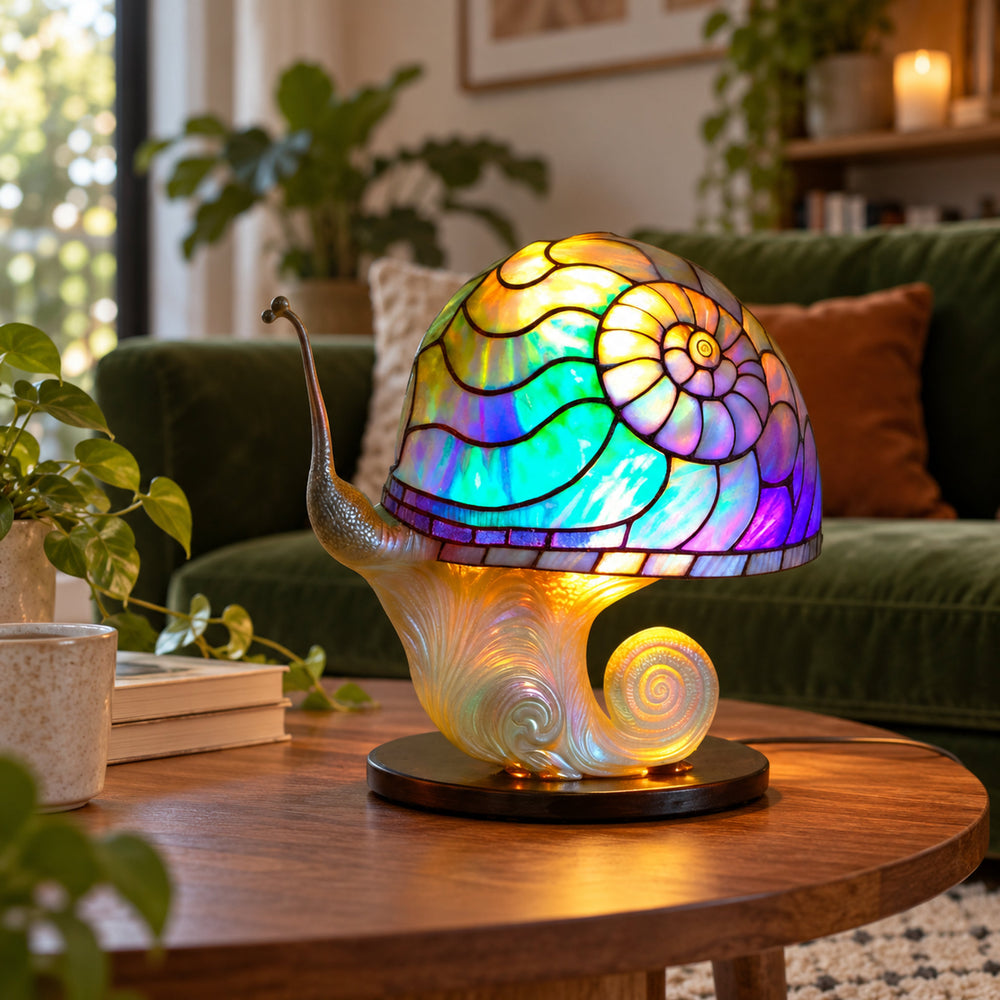 Rainbow Snail Lamp