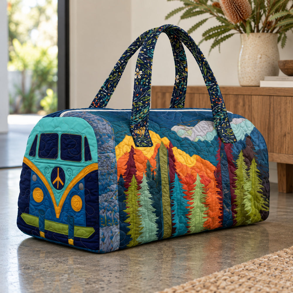 Sunset Camper Quilted Weekender Bag